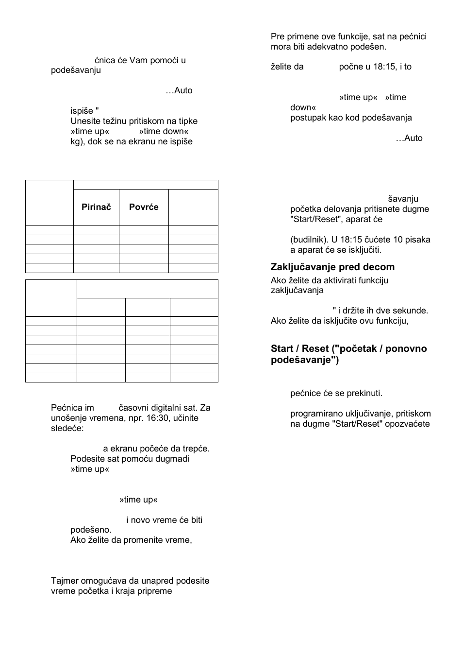 Gorenje GMO-25 Ora Ito User Manual | Page 22 / 169