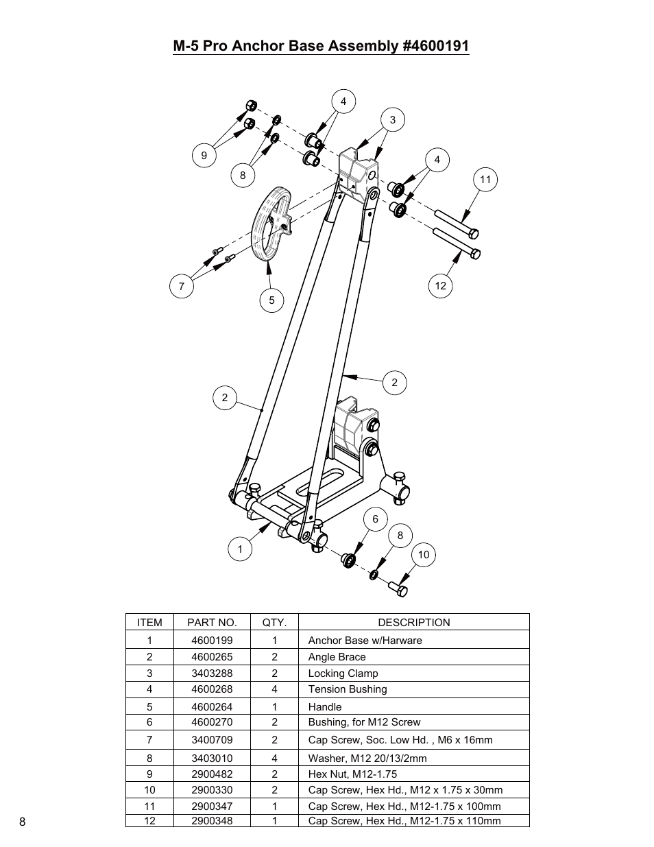 Sheet1, Drawing view1 | Diamond Products M-5 Pro User Manual | Page 8 / 20