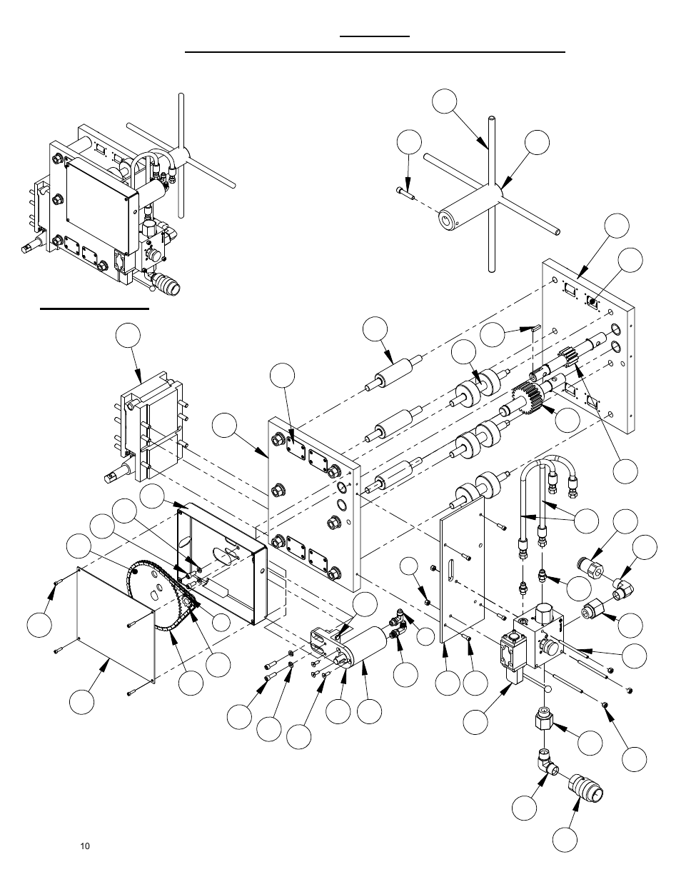 10_11 autofeed qd carriage assmbly, Autofeed quick disconnect carriage assembly - 11 | Diamond Products M-6 User Manual | Page 10 / 24