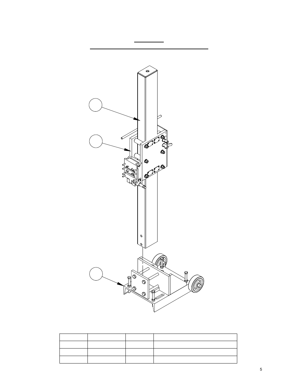 05_ steel base drill stand, Steel base drill stand with carriage | Diamond Products M-6 User Manual | Page 5 / 24