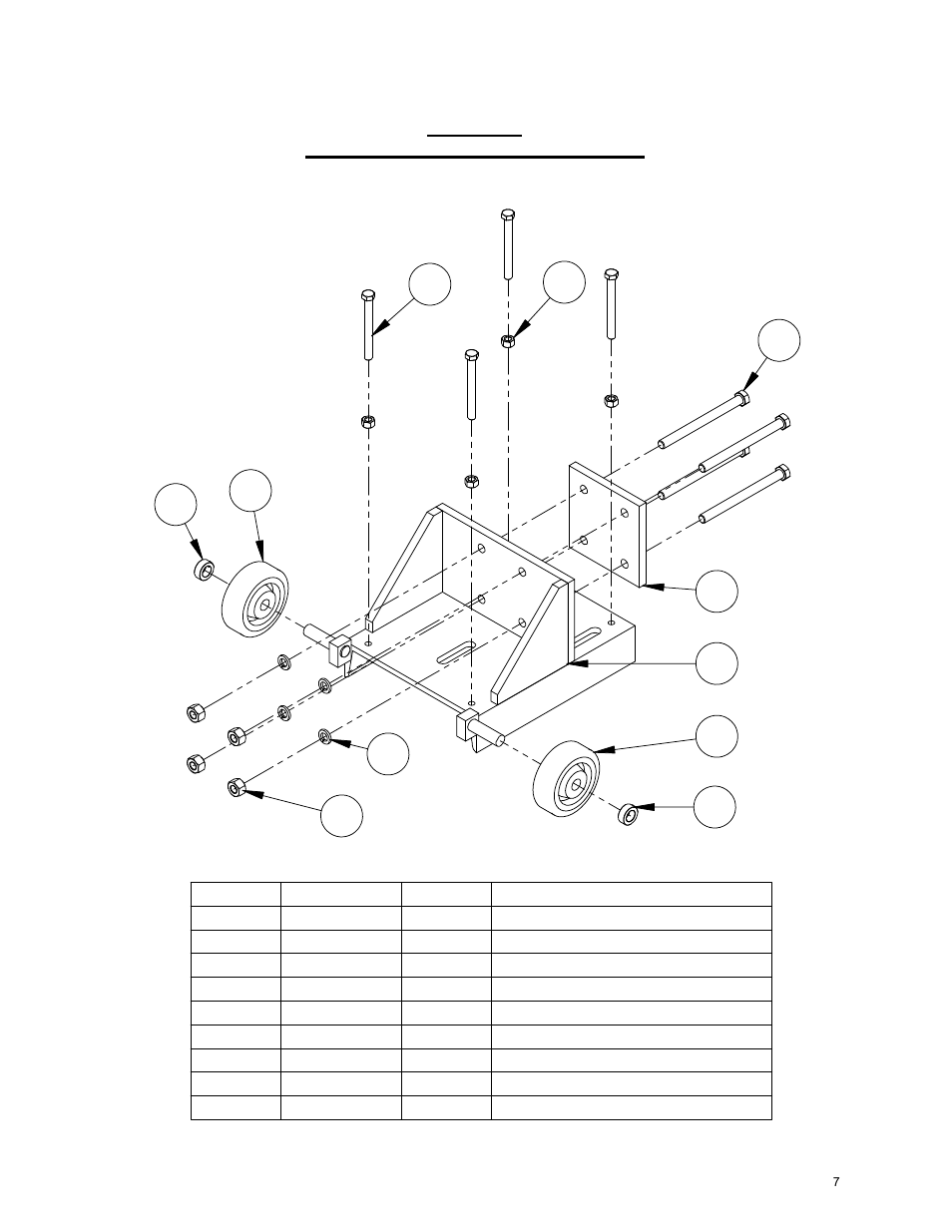 7_steel anchor base assmbly, Steel base stand assembly | Diamond Products M-6 User Manual | Page 7 / 24