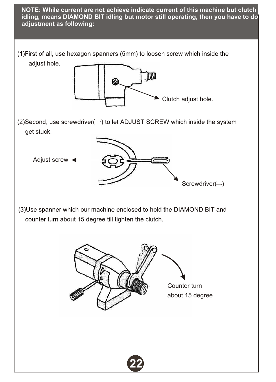 Diamond Products M1AA-15 User Manual | Page 23 / 32