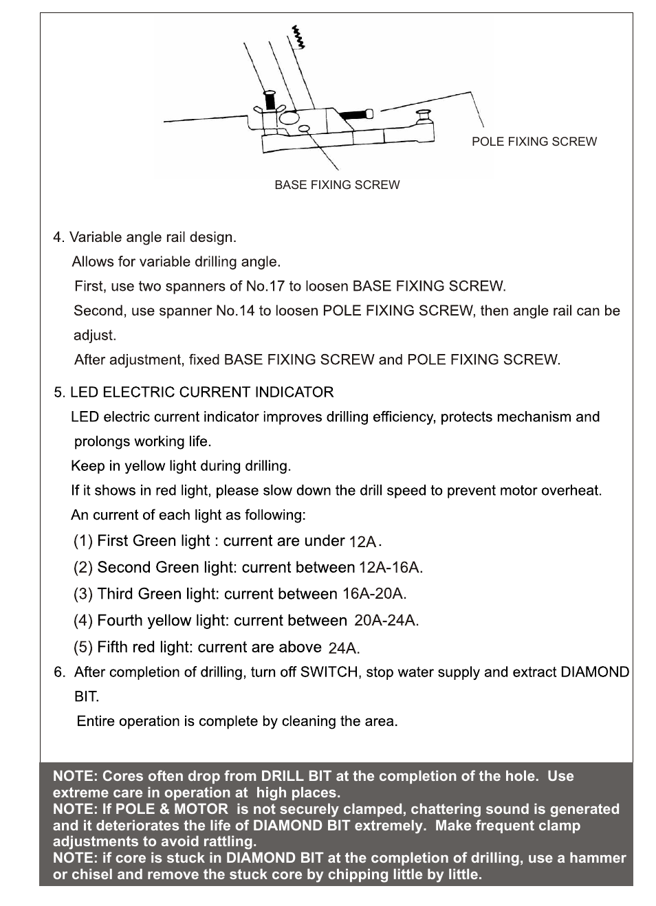 Diamond Products M1AA-15 User Manual | Page 24 / 32