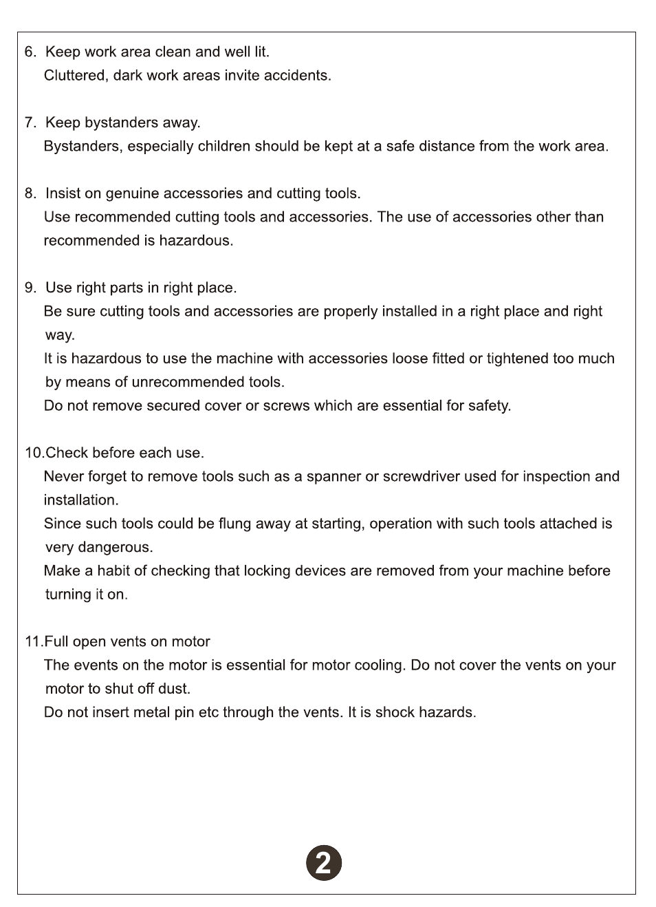 Diamond Products M1AA-15 User Manual | Page 3 / 32