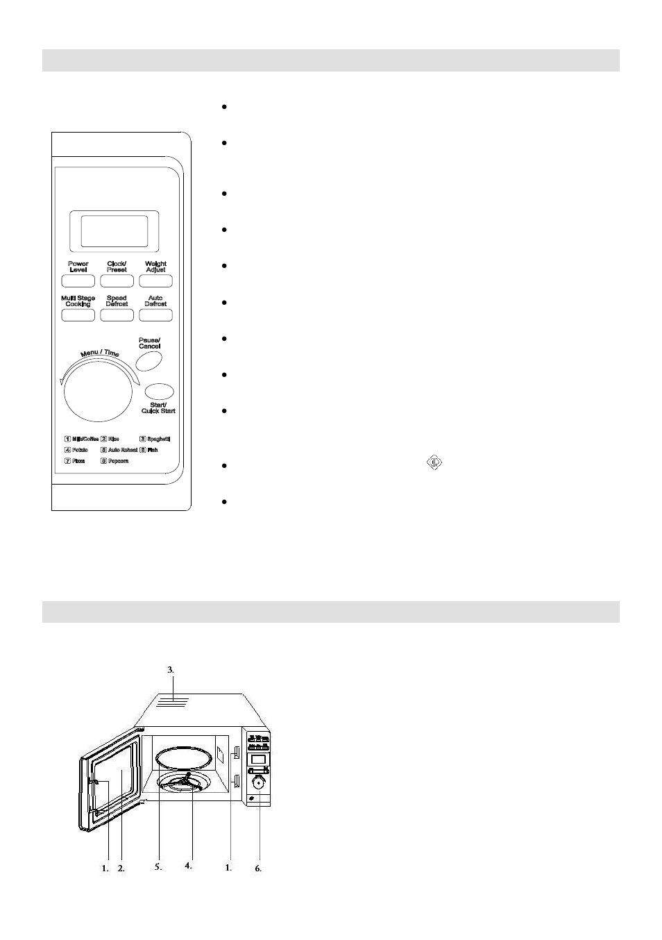 Computer control panel, Feature diagram | Gorenje MO-20 DSII User Manual | Page 35 / 104