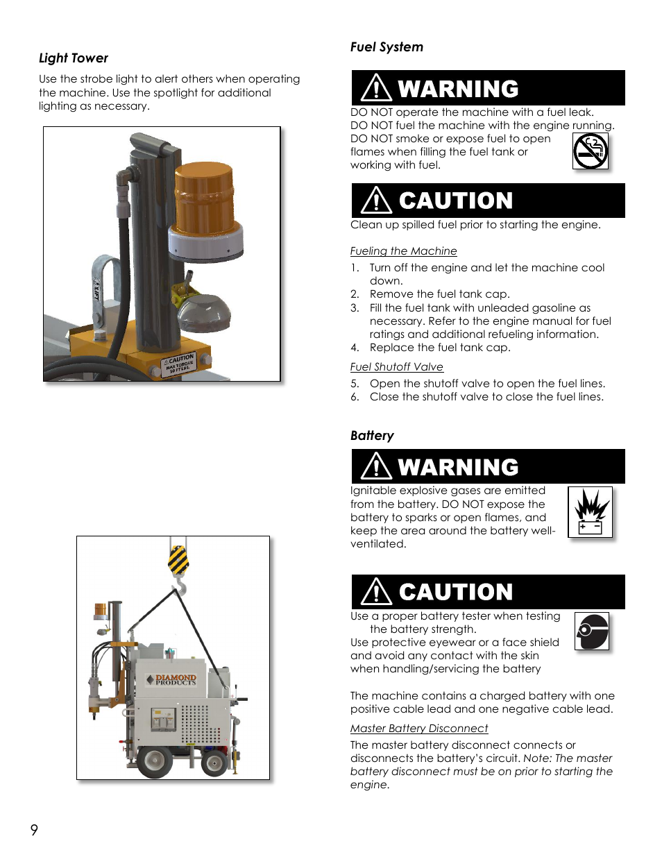 Diamond Products UDM User Manual | Page 12 / 52