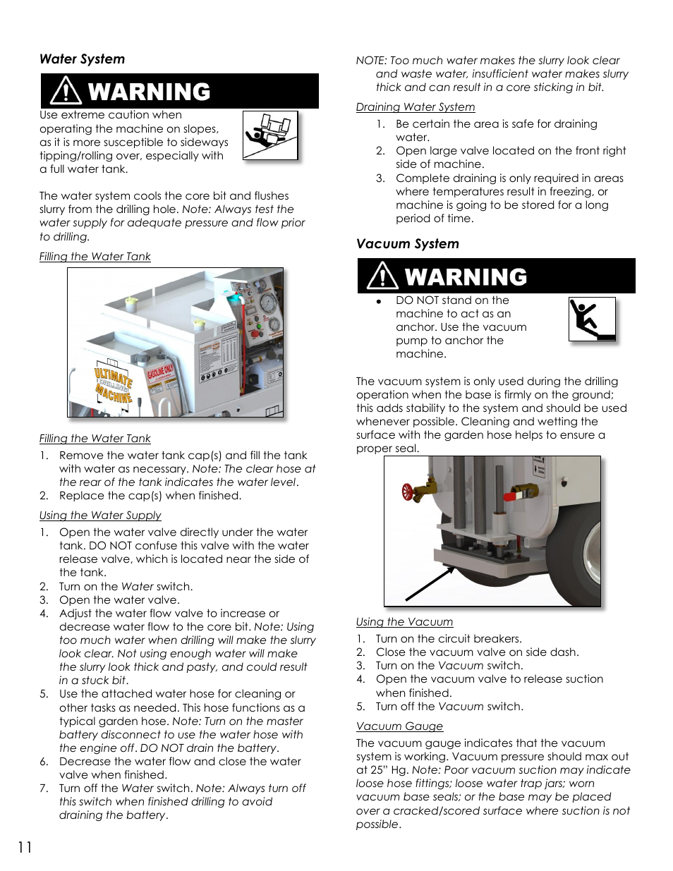 Pg11 | Diamond Products UDM User Manual | Page 14 / 52