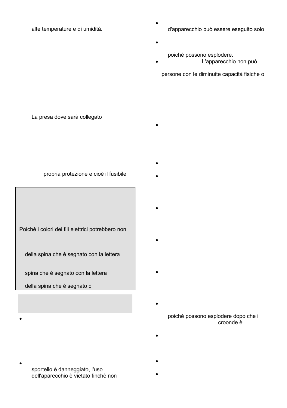 Importanti istruzioni di sicurezza | Gorenje SMO-23 DGB User Manual | Page 122 / 177