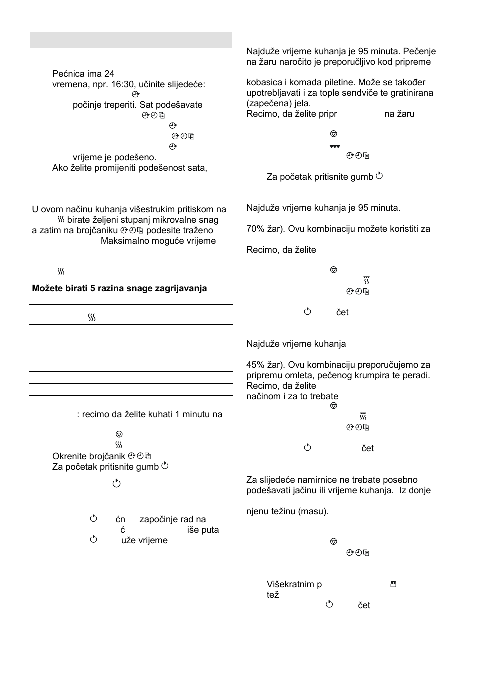 Uputstva za upravljanje | Gorenje SMO-23 DGB User Manual | Page 14 / 177