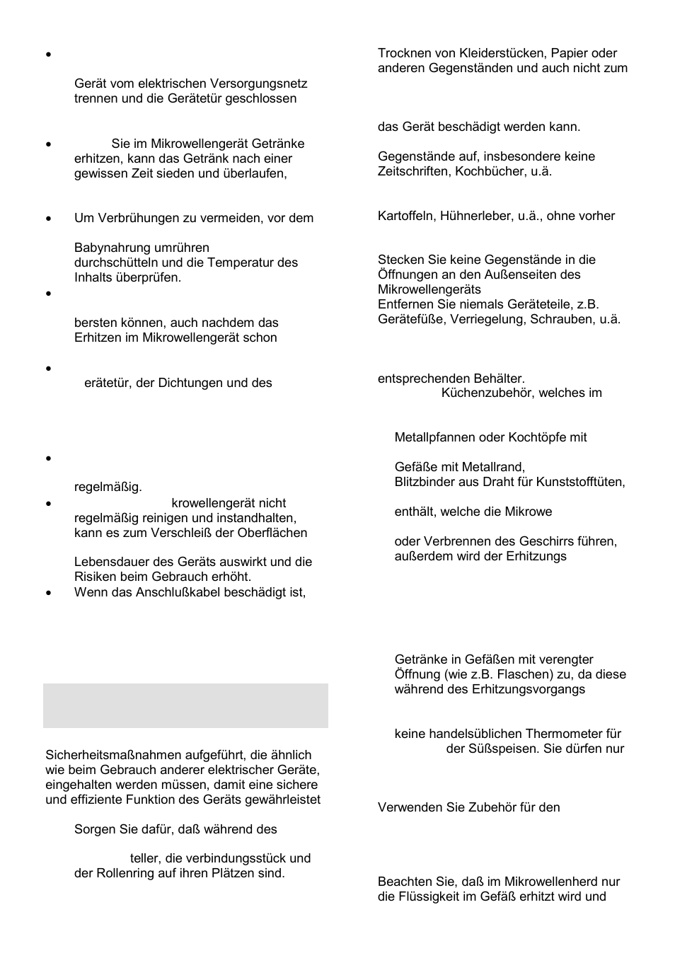 Allgemeine sicherheitshinweise | Gorenje SMO-23 DGB User Manual | Page 41 / 177