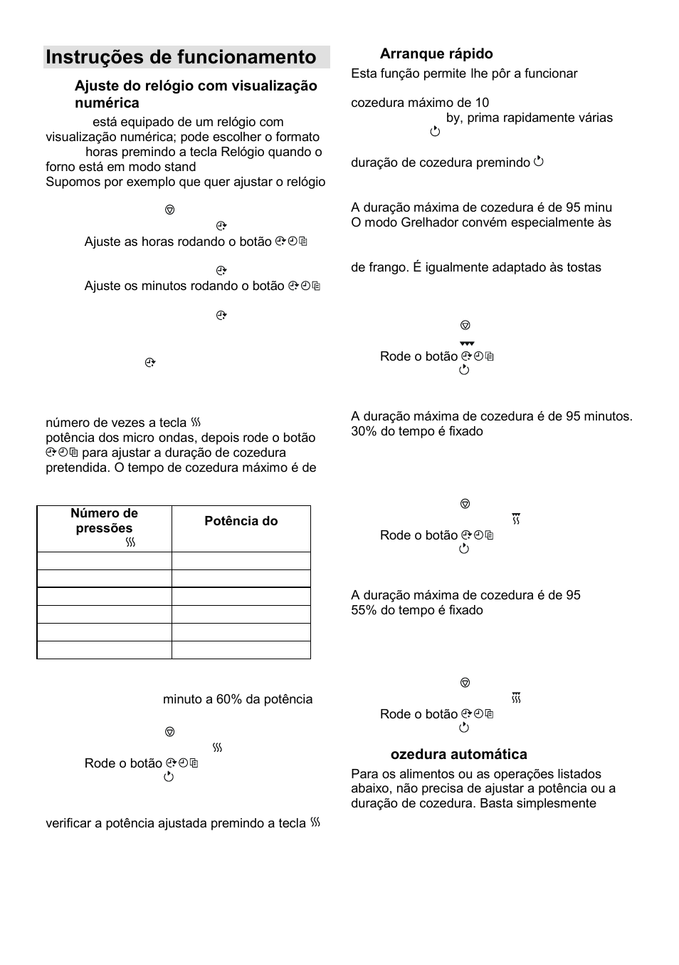 Instruções de funcionamento | Gorenje SMO-23 DGB User Manual | Page 82 / 177