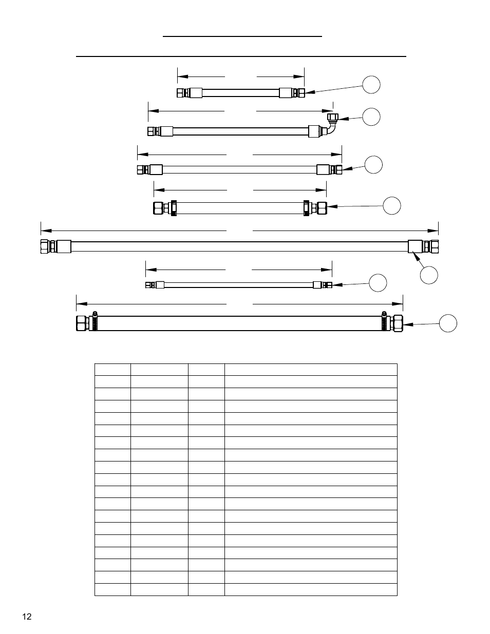 Cb240 hose kit, Hose kits | Diamond Products CB240 User Manual | Page 12 / 32