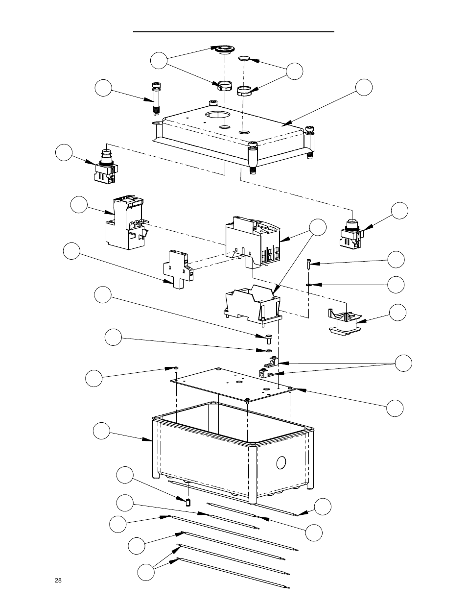 Starter box, 380-480 v | Diamond Products CB20E-XL User Manual | Page 28 / 44