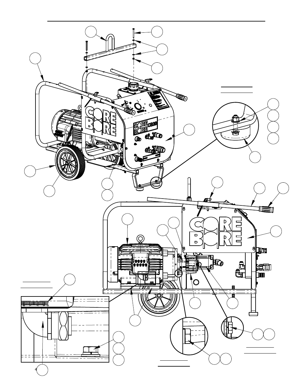 230/460 hydraulic power supply, 230/460 volt hydraulic power supply | Diamond Products CB20E-XL User Manual | Page 4 / 44