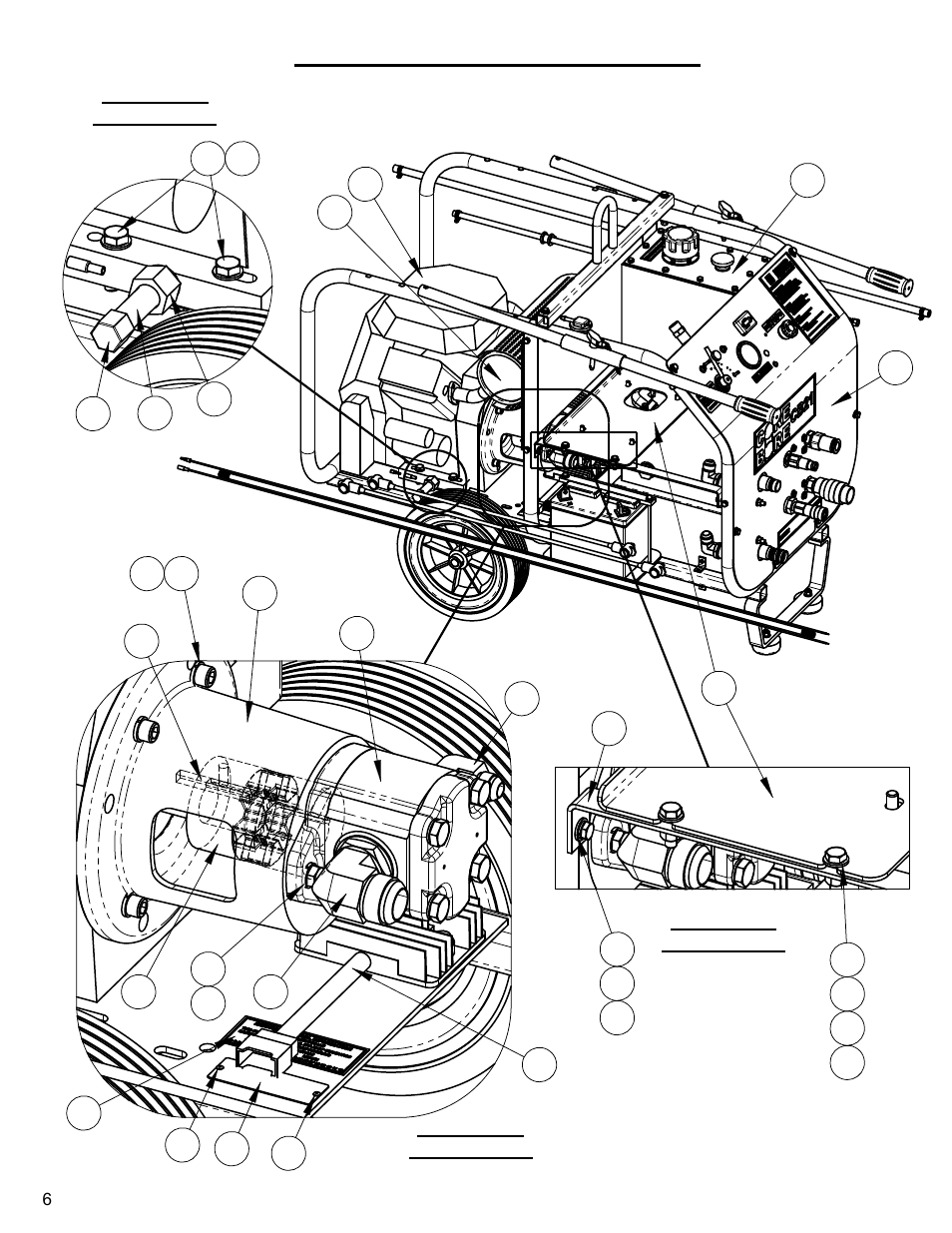 Scale 1 : 3, Detail d, Detail c scale 1 : 3 | 4x scale 1 : 3, Detail e | Diamond Products CB21H-XL User Manual | Page 6 / 32