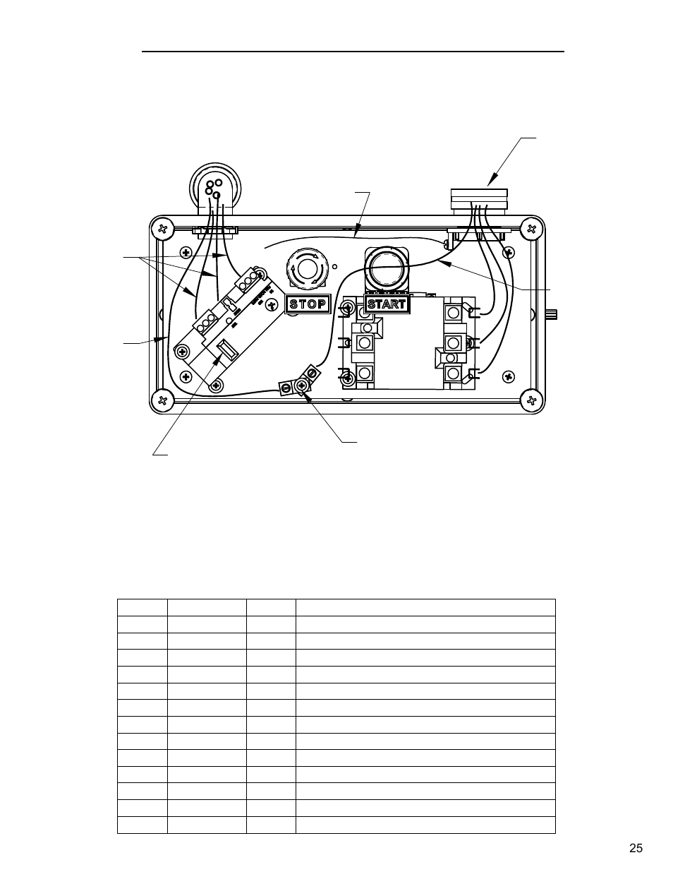 Settings, Power green black thru relay to contactor | Diamond Products CB30E-XL User Manual | Page 25 / 40