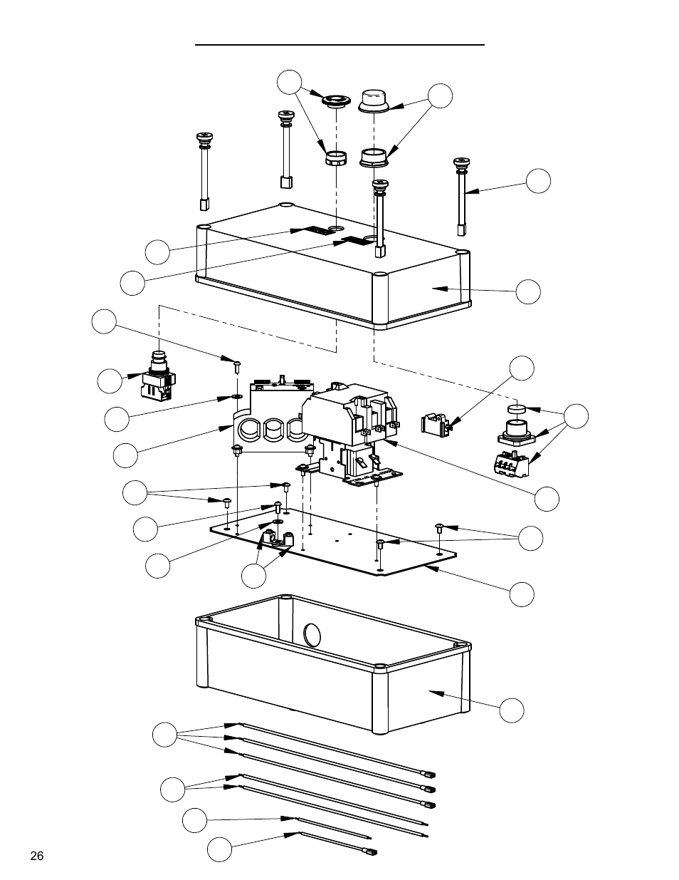 Starter box 550-600 volt | Diamond Products CB30E-XL User Manual | Page 26 / 40