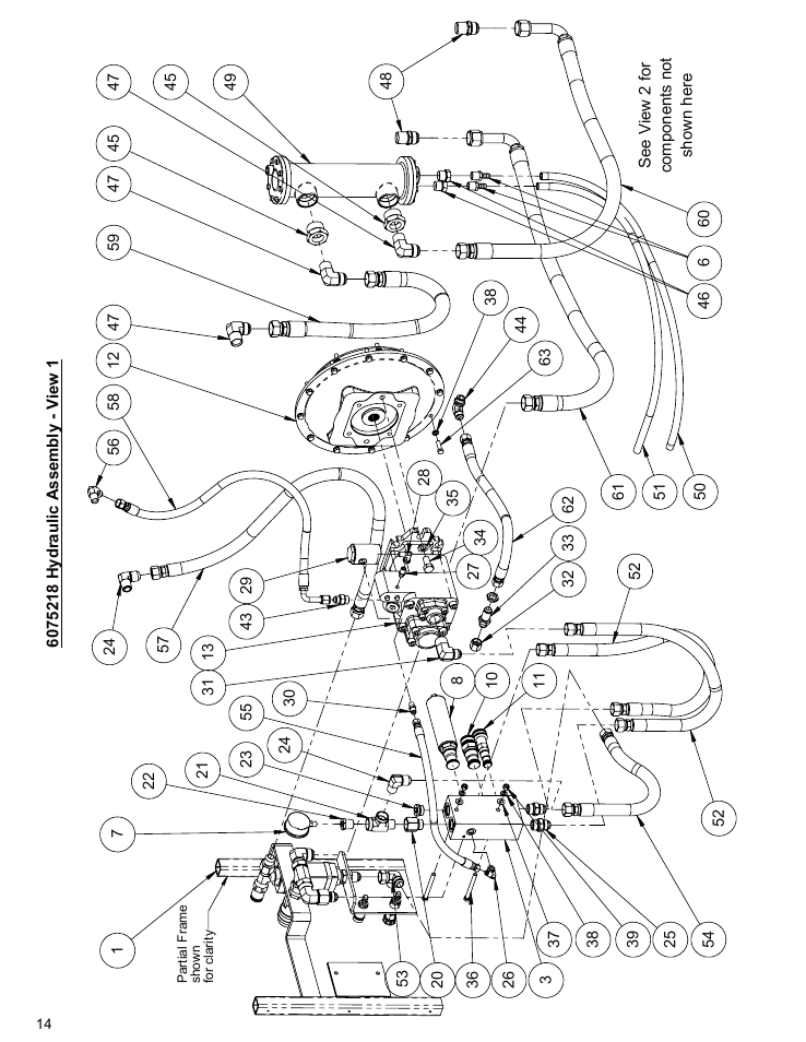 Hydraulic system, Sheet1, Drawing view1 | Diamond Products CB66DS User Manual | Page 14 / 44
