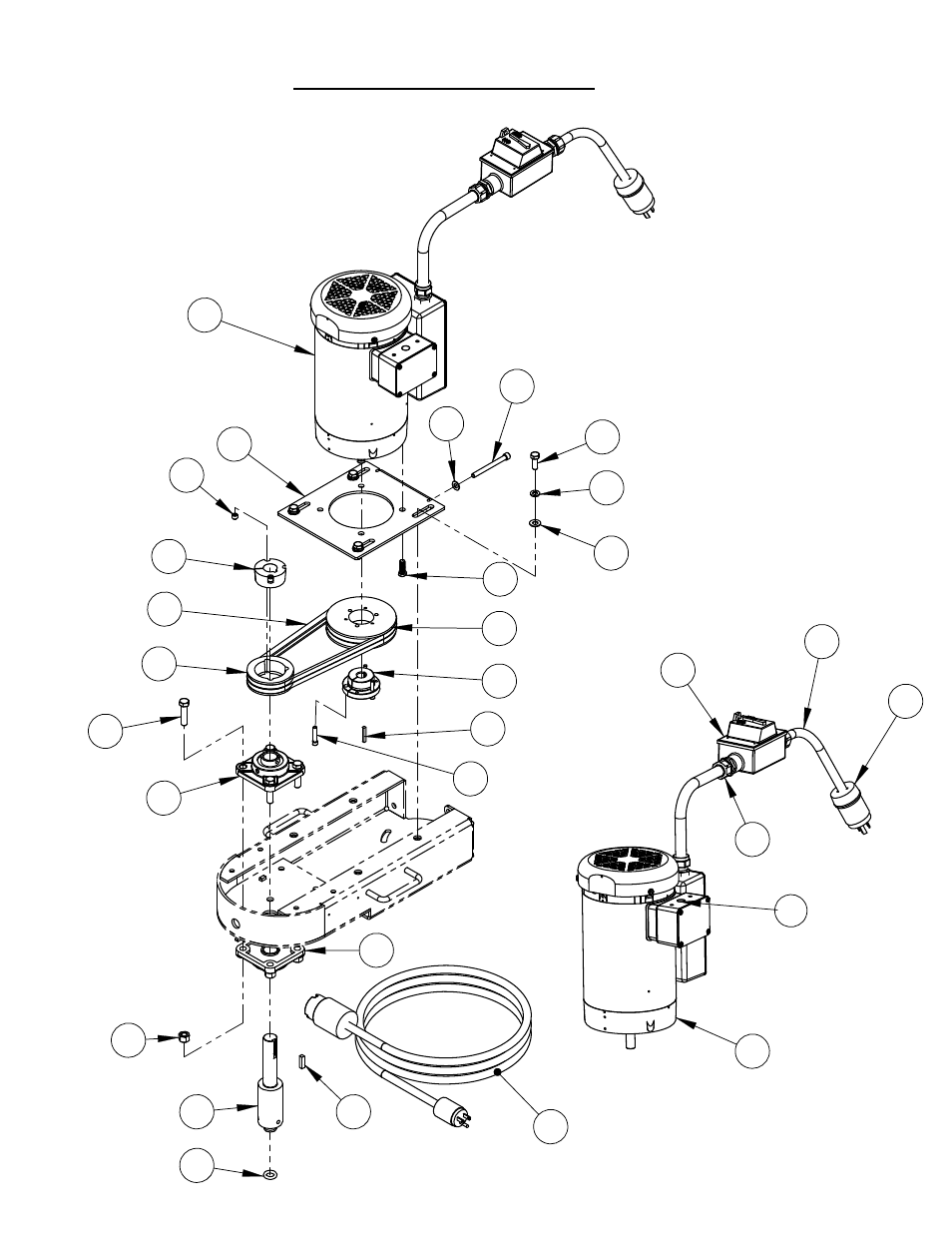 P4-5- motor assemby-6040345 | Diamond Products CC80 User Manual | Page 4 / 12