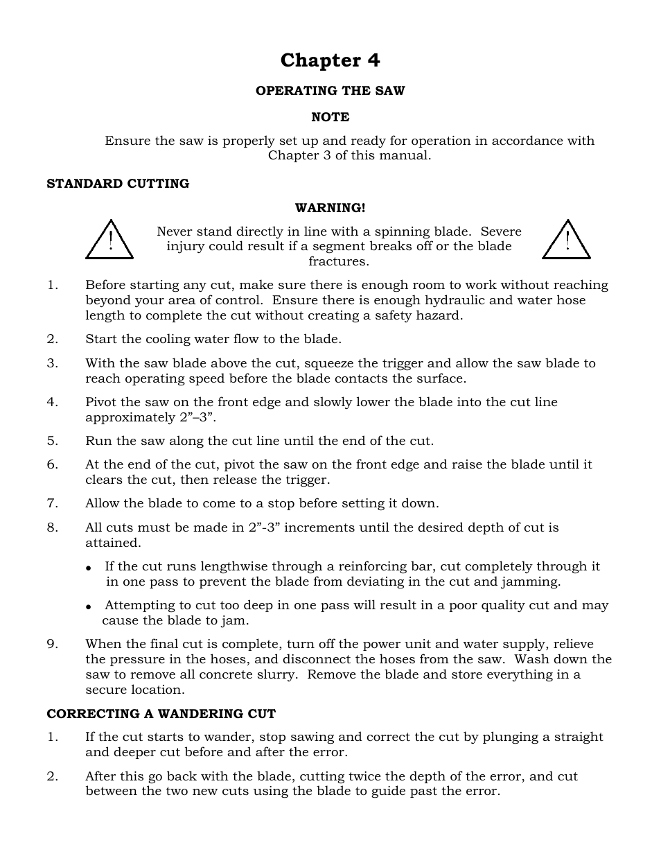 Chapter 4 | Diamond Products CC21 User Manual | Page 8 / 12