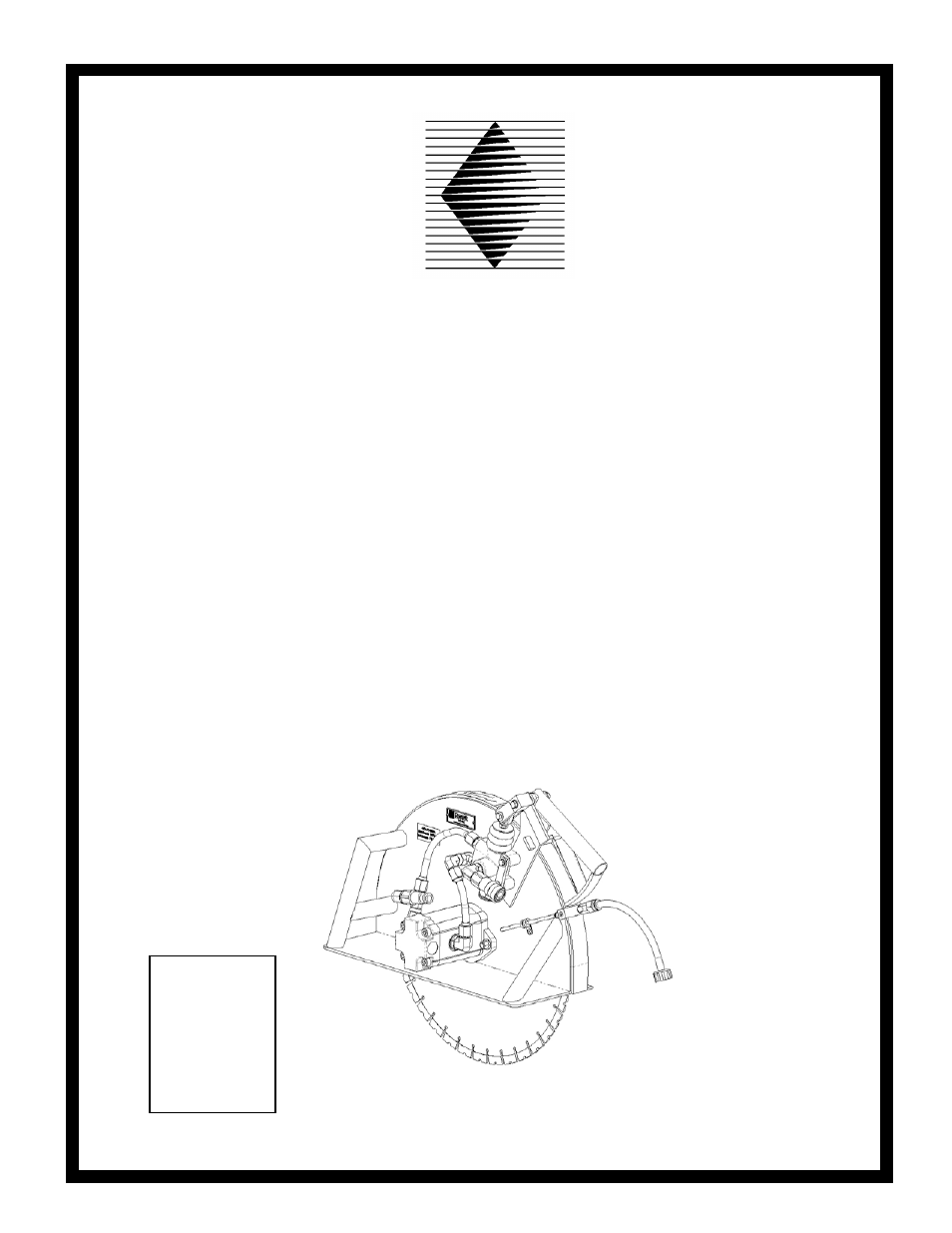 Diamond Products Hydraulic Hand Saw (CCW) User Manual | 8 pages