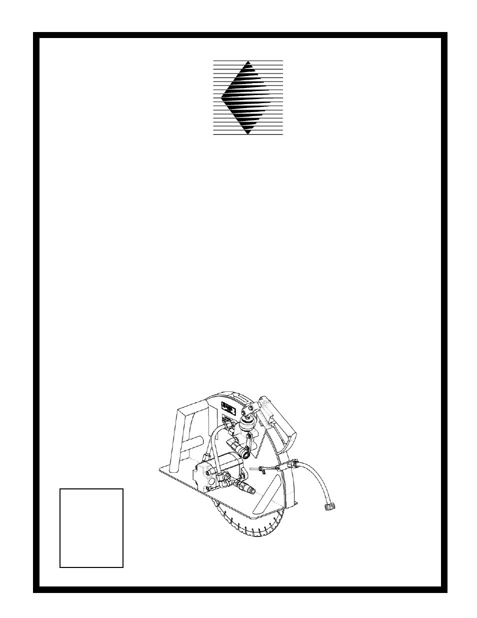 Diamond Products Hydraulic Hand Saw (CW) User Manual | 8 pages