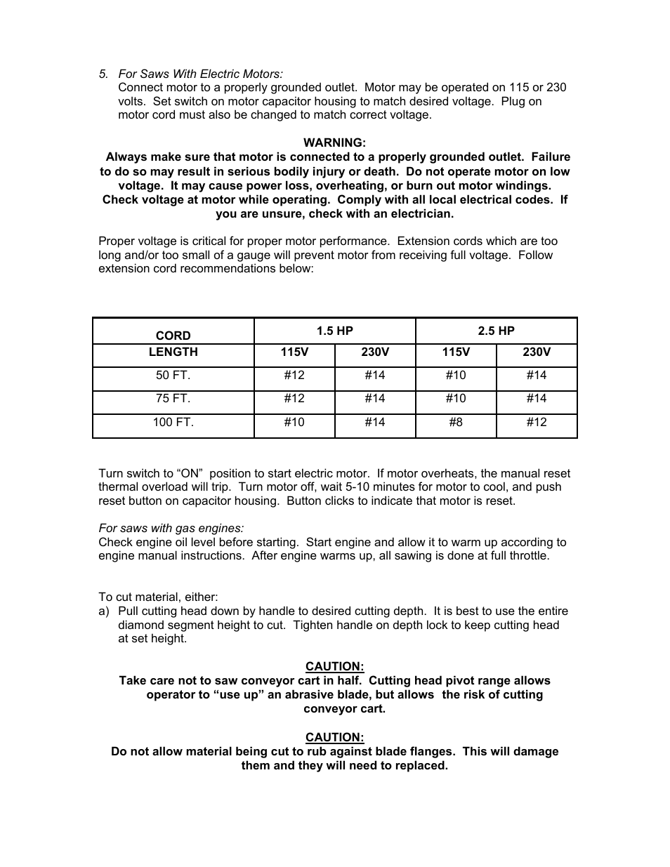 Diamond Products CC500M User Manual | Page 4 / 7