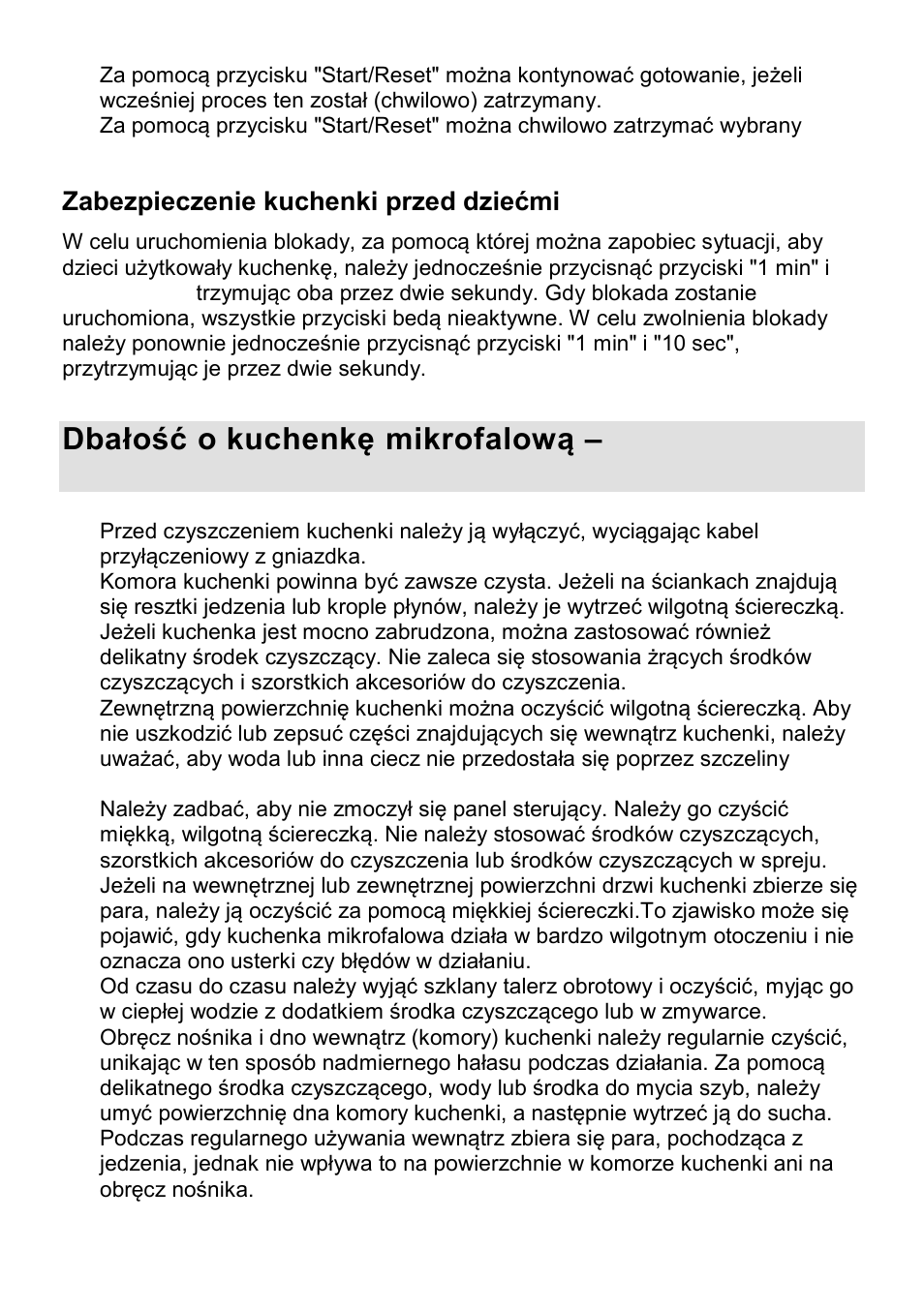 Zabezpieczenie kuchenki przed dziešmi | Gorenje CMO-200 DWII User Manual | Page 77 / 125