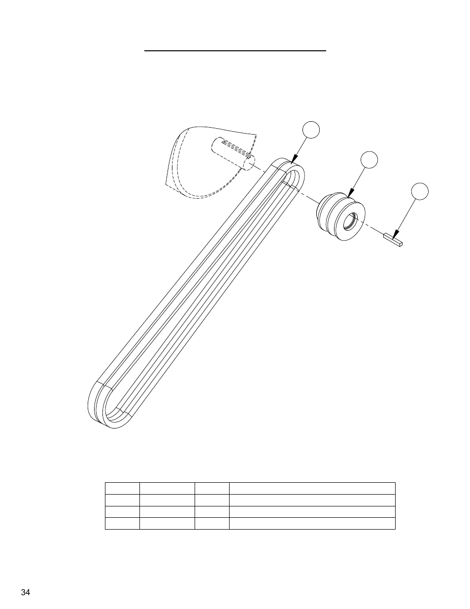 34_belt drive assembly - electr, Motor belt drive – electric, Electric motor belt drive assembly | Diamond Products CC500MXLII User Manual | Page 34 / 40