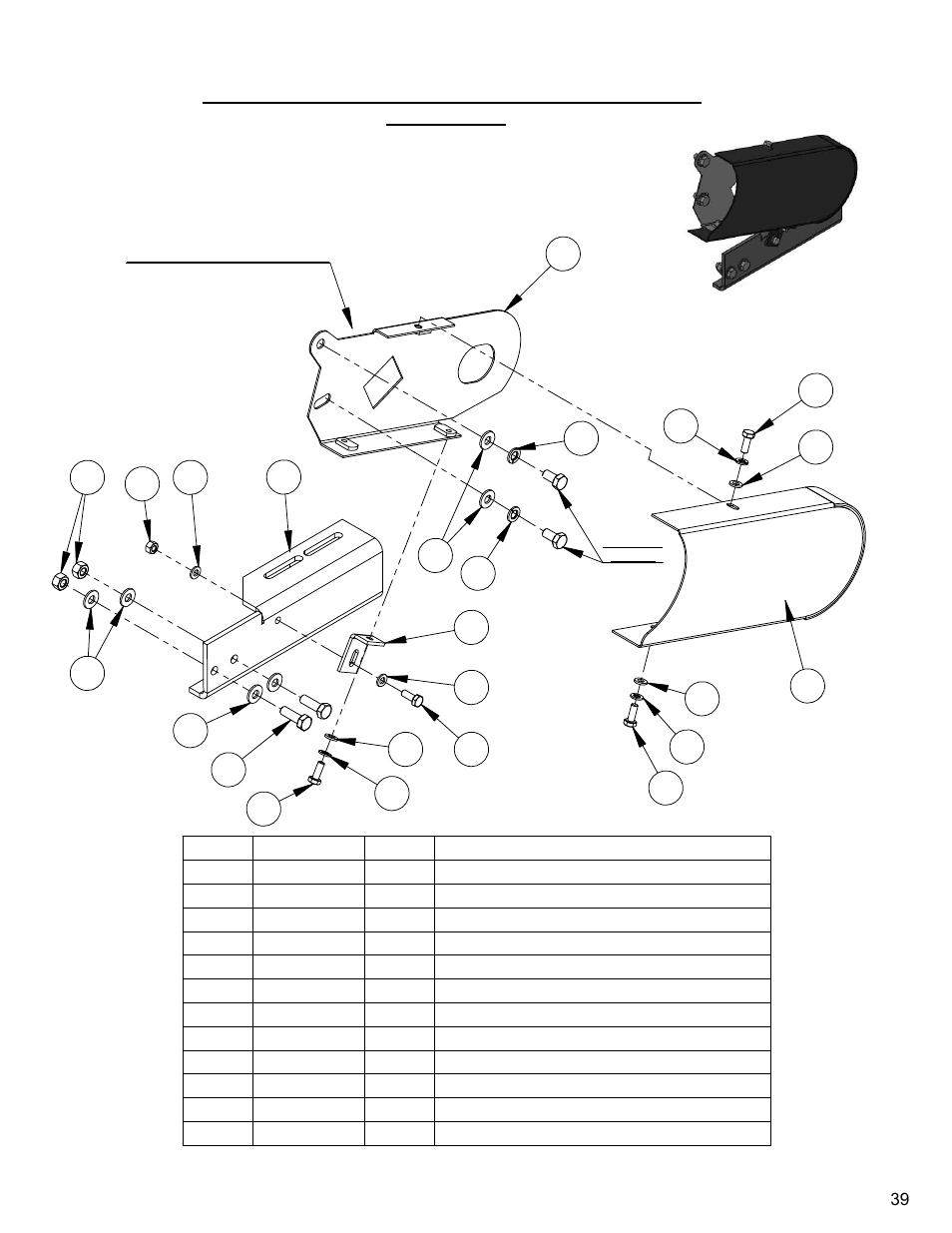 39_water pump belt guard assemb | Diamond Products CC500MXLII User Manual | Page 39 / 40