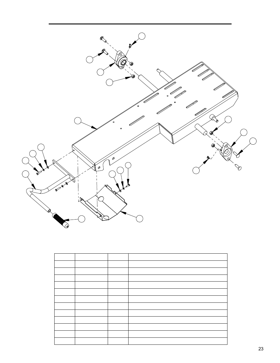 20_head_weldment_6030175 - shee, Upper frame head weldment | Diamond Products CC800M User Manual | Page 23 / 56