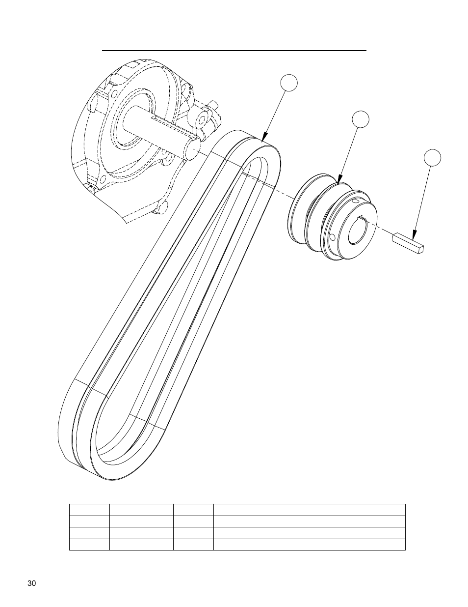 27_gas_belt_drive_6030330 - she, Gas engine belt drive | Diamond Products CC800M User Manual | Page 30 / 56