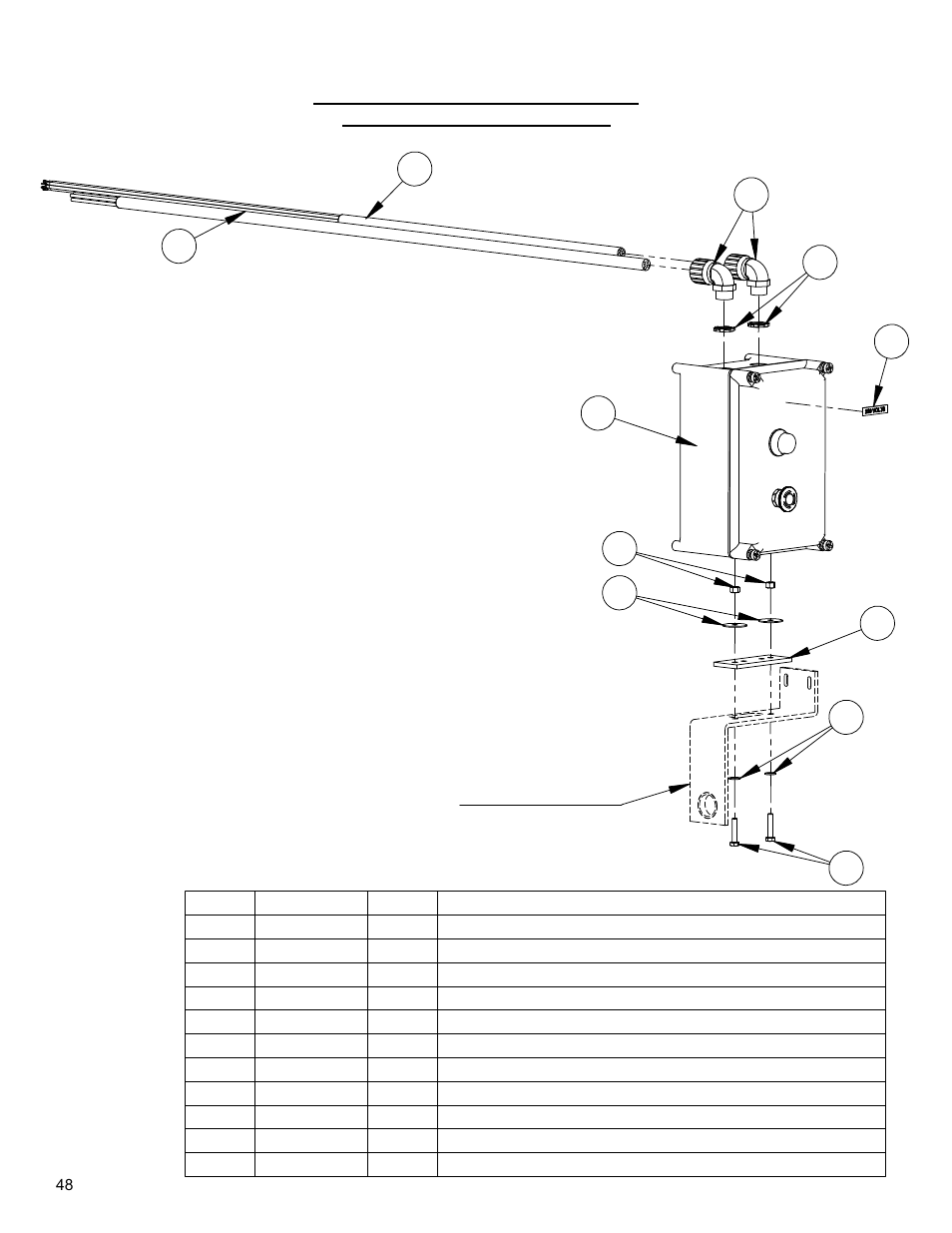 44_45_power box assm 3ph 5and 7.5hp 230v 630340, Power box assembly 3ph 5 and 7.5hp-230v -49 | Diamond Products CC800M User Manual | Page 48 / 56
