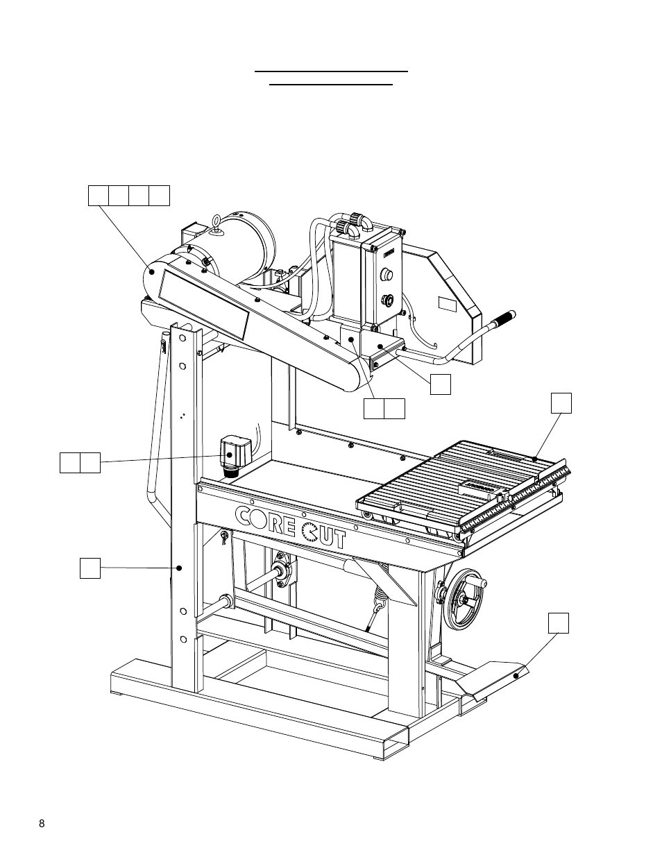 07_cc800 block saw - electri, Cc800m electric saw | Diamond Products CC800M User Manual | Page 8 / 56