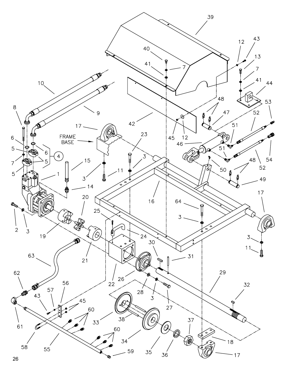 Slot cutter attachment, Drawing 11. slot cutter attachment | Diamond Products CC8000 User Manual | Page 26 / 44