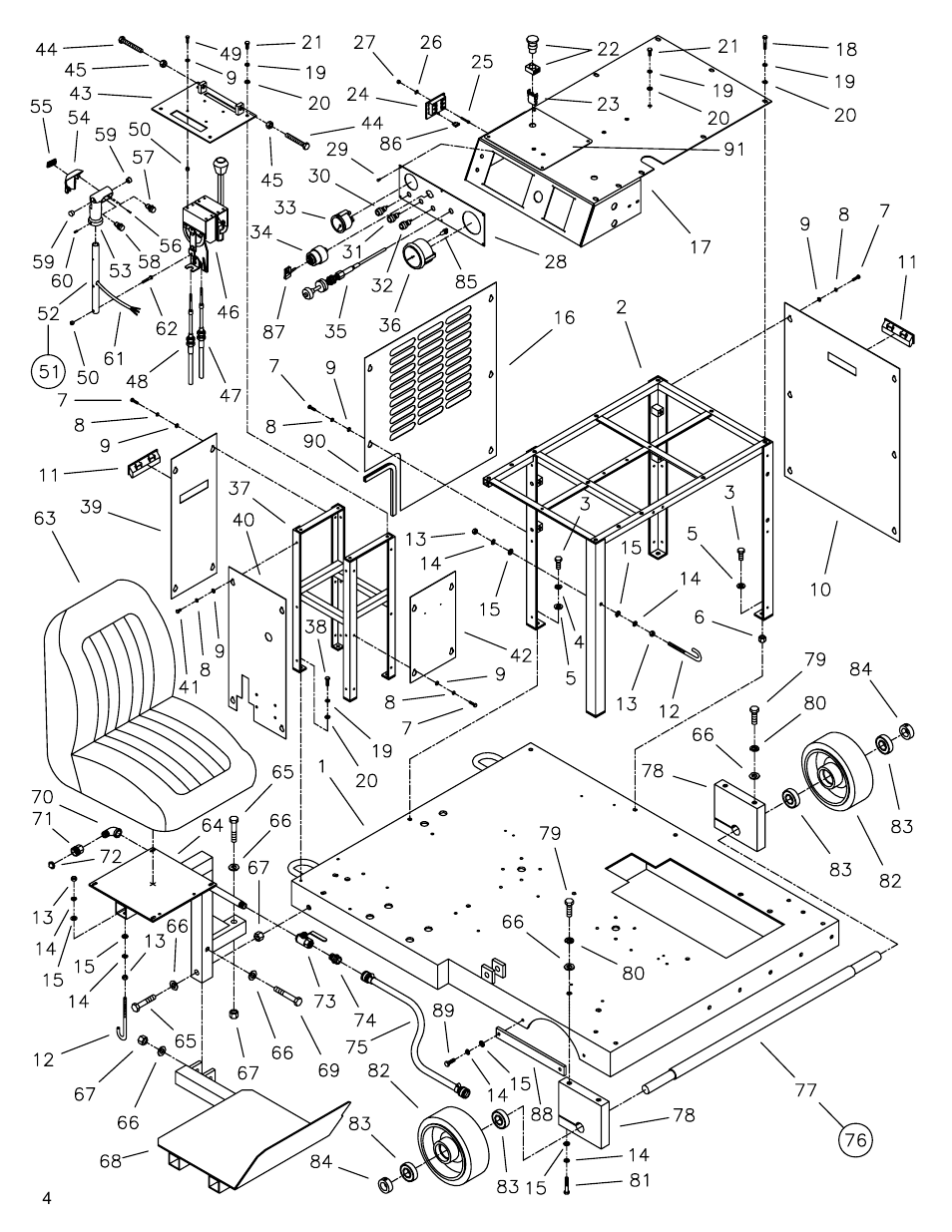 Frame group, Drawing 1. frame group | Diamond Products CC8000 User Manual | Page 4 / 44