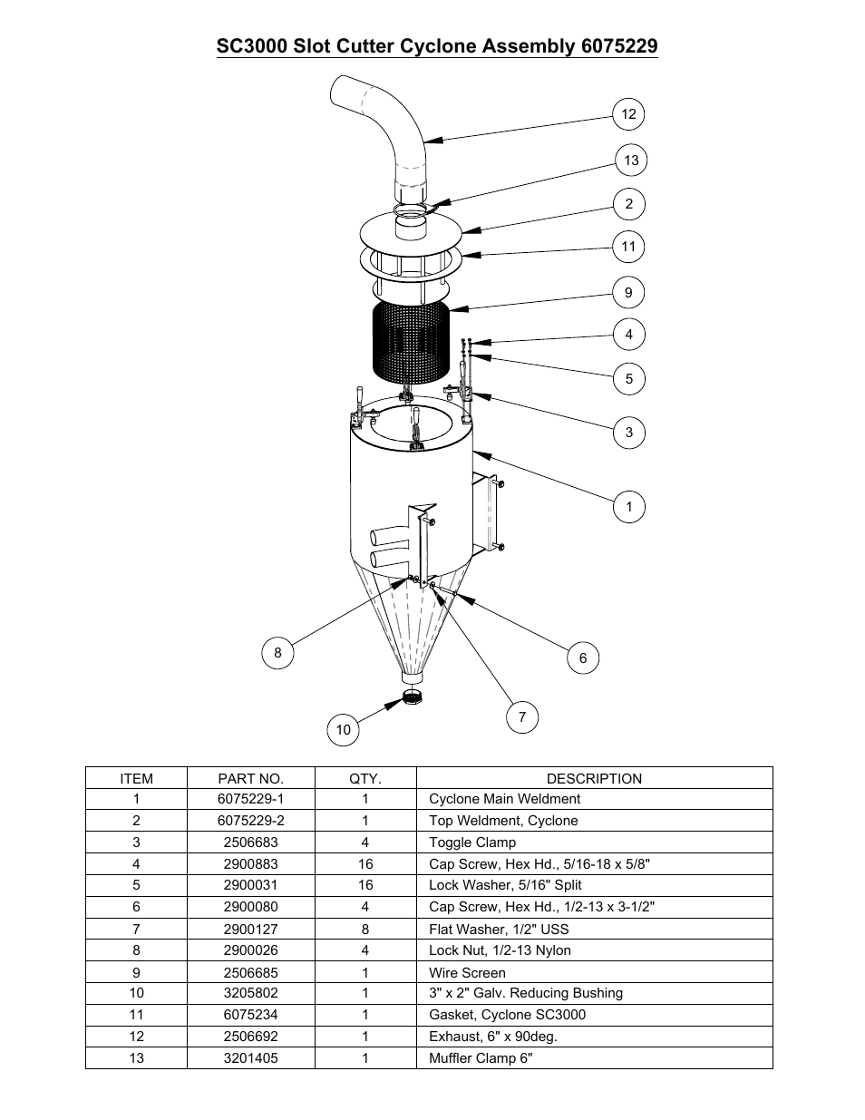 Sheet1, Drawing view1 | Diamond Products SC3000 User Manual | Page 22 / 28
