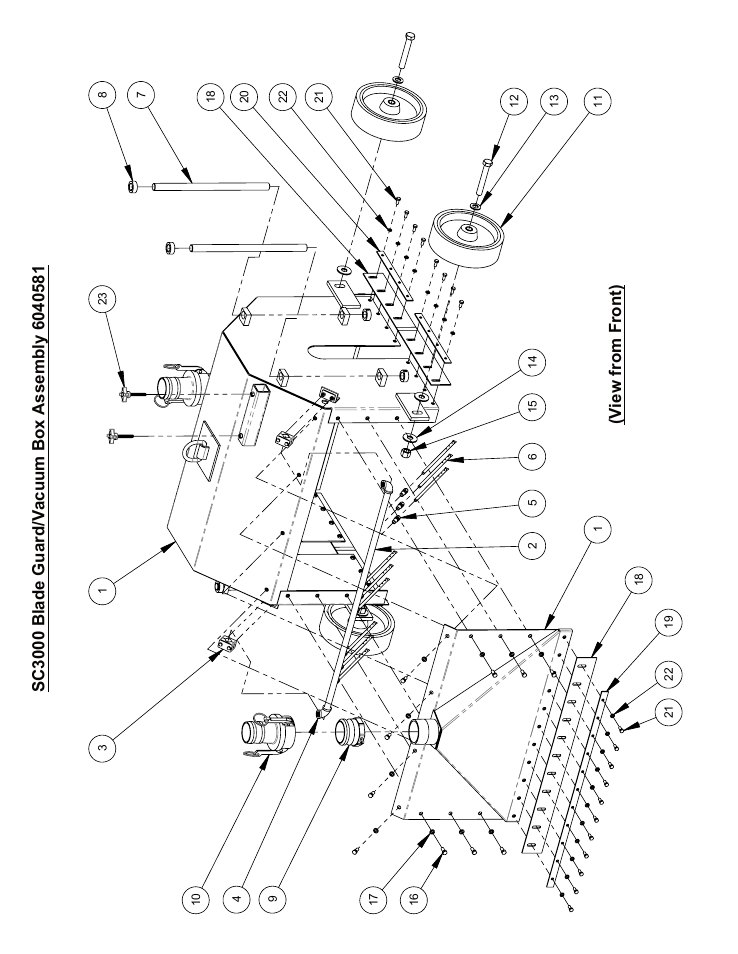 Sheet1, Drawing view1 | Diamond Products SC3000 User Manual | Page 24 / 28