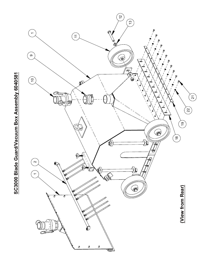 Sheet2, Drawing view2 | Diamond Products SC3000 User Manual | Page 25 / 28
