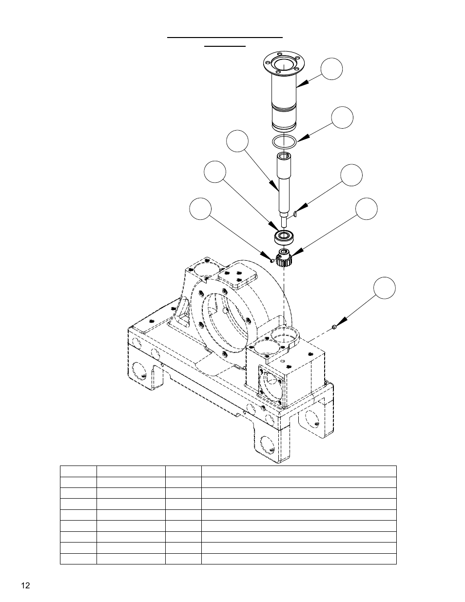 12 - feed motor assembly, Feed motor assembly | Diamond Products CC1600 User Manual | Page 12 / 36
