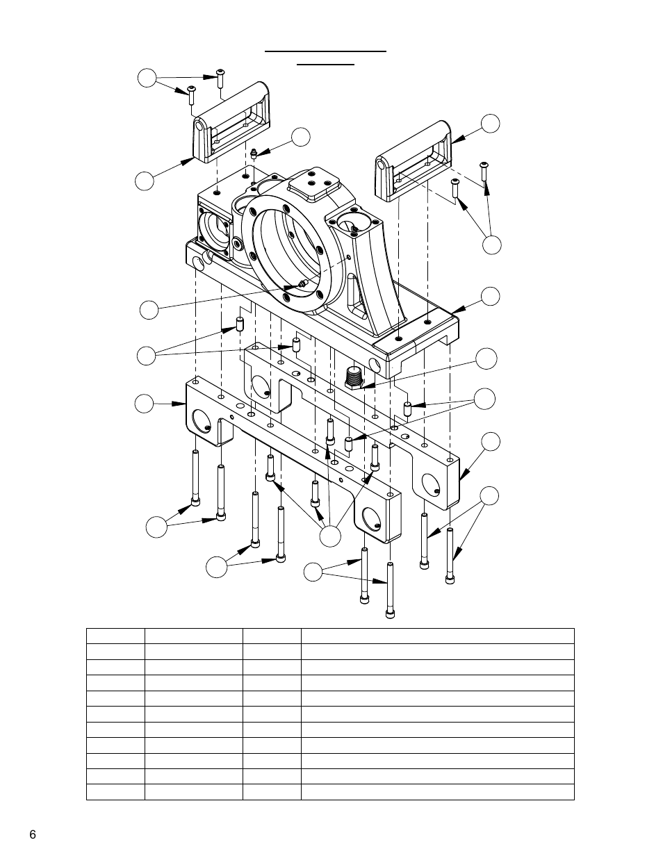 6 - carriage assembly, Carriage assembly | Diamond Products CC1600 User Manual | Page 6 / 36