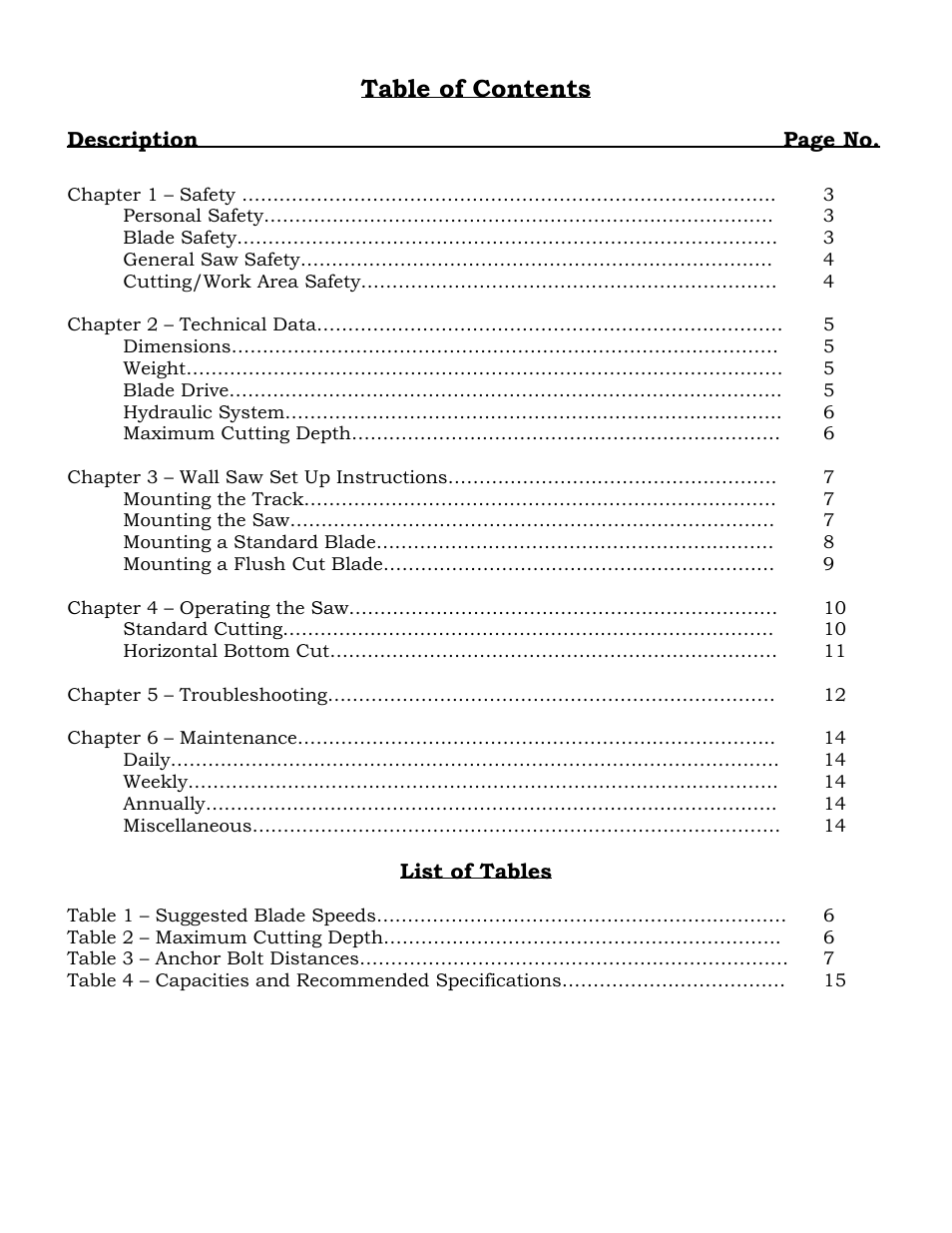 Diamond Products CC1600 User Manual | Page 2 / 16