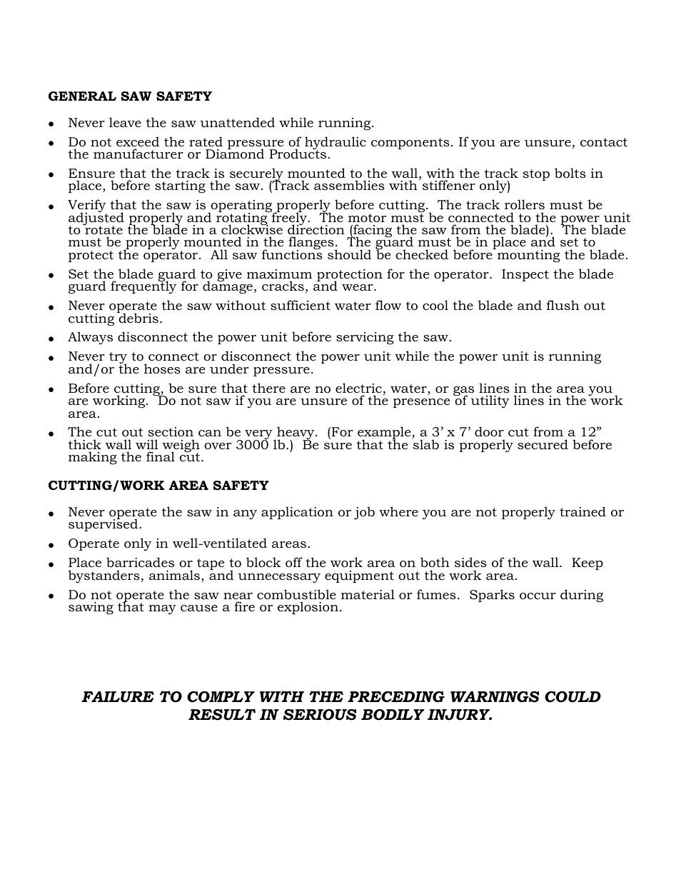 Diamond Products CC1600 User Manual | Page 4 / 16