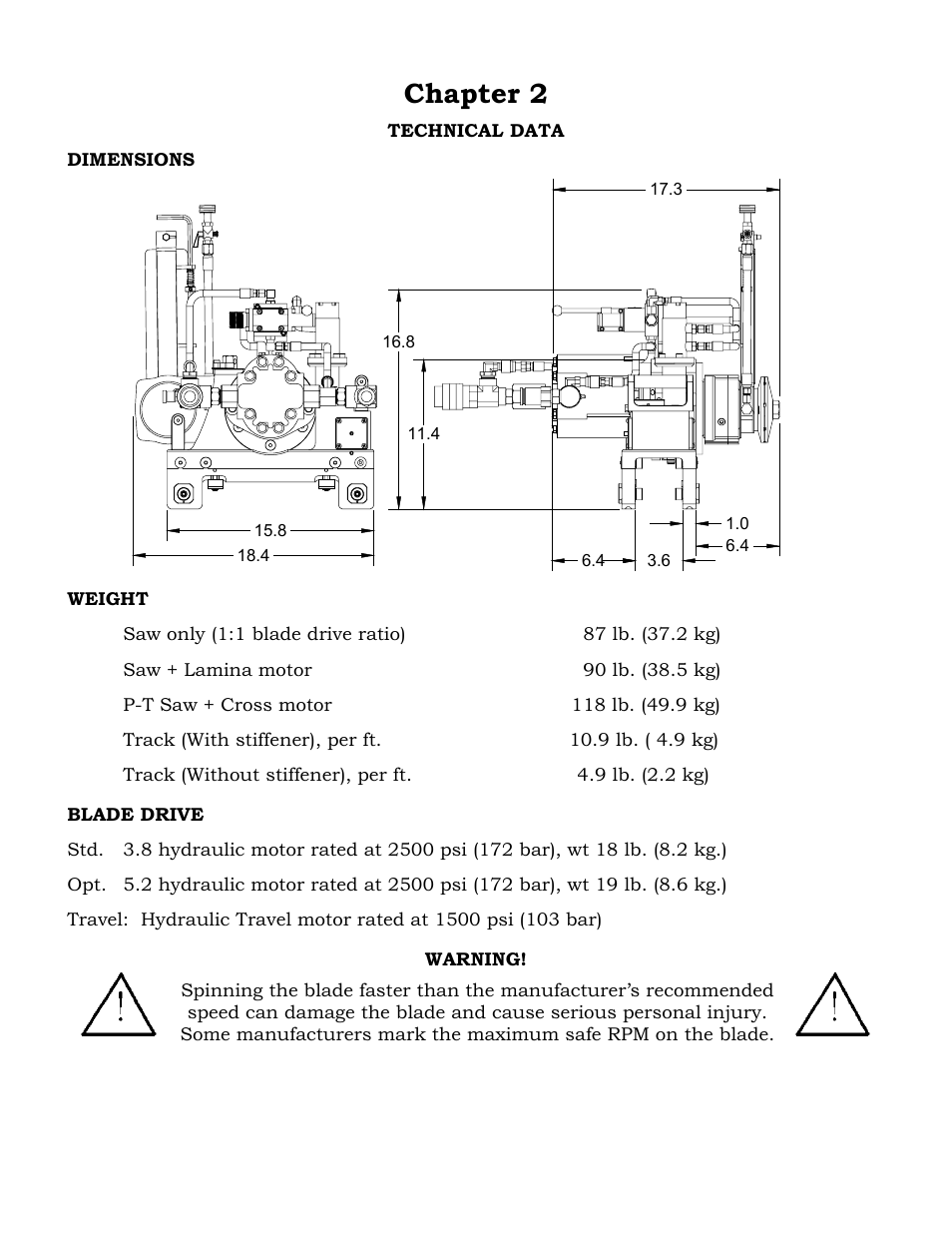 Chapter 2 | Diamond Products CC1600 User Manual | Page 5 / 16