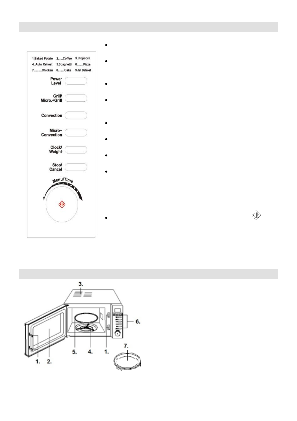 Computer control panel, Feature diagram | Gorenje MO-20 DGE User Manual | Page 39 / 101