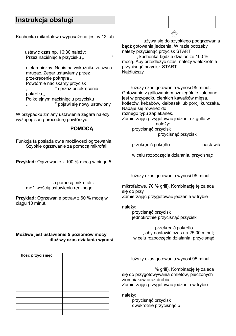 Instrukcja obsługi | Gorenje MO-20 DGE User Manual | Page 58 / 101