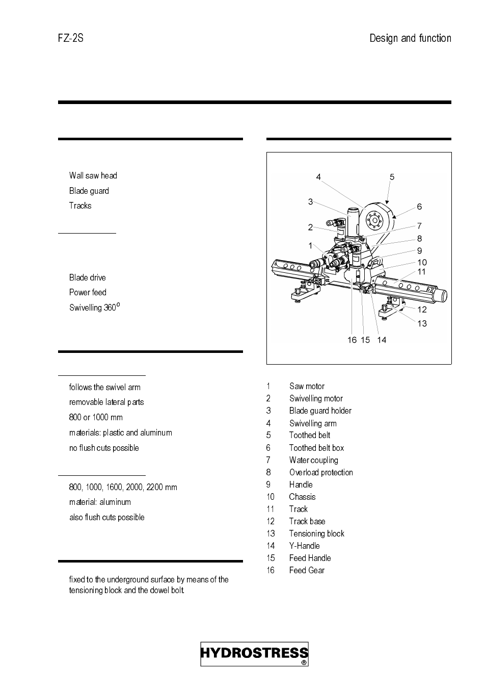 Diamond Products FZ-2S User Manual | Page 11 / 103