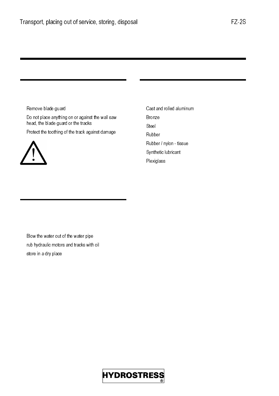 Diamond Products FZ-2S User Manual | Page 38 / 103