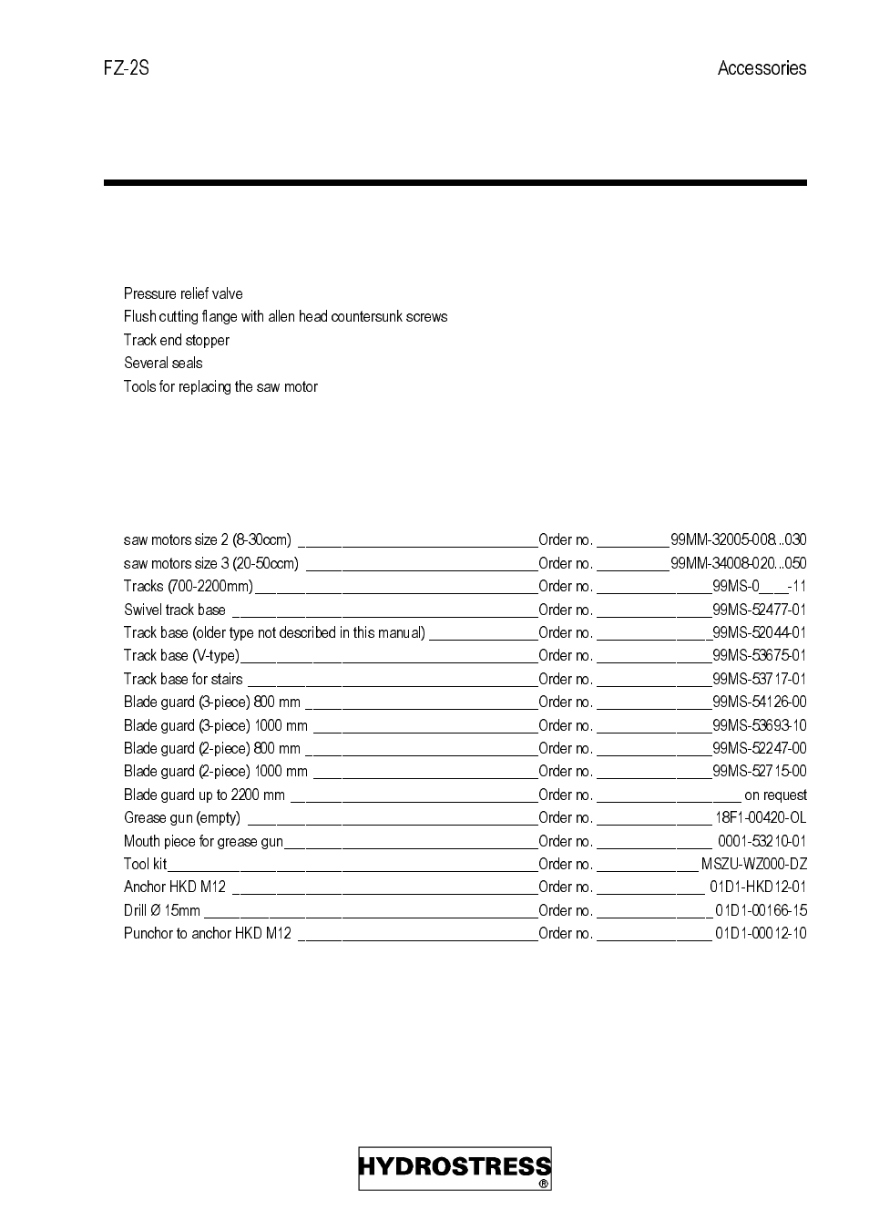 Diamond Products FZ-2S User Manual | Page 39 / 103