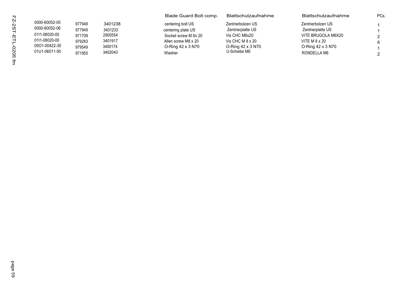 Diamond Products FZ-2S User Manual | Page 69 / 103